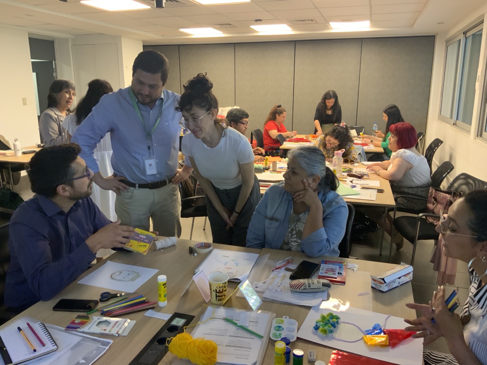 Taller de formación con participantes de la comunidad